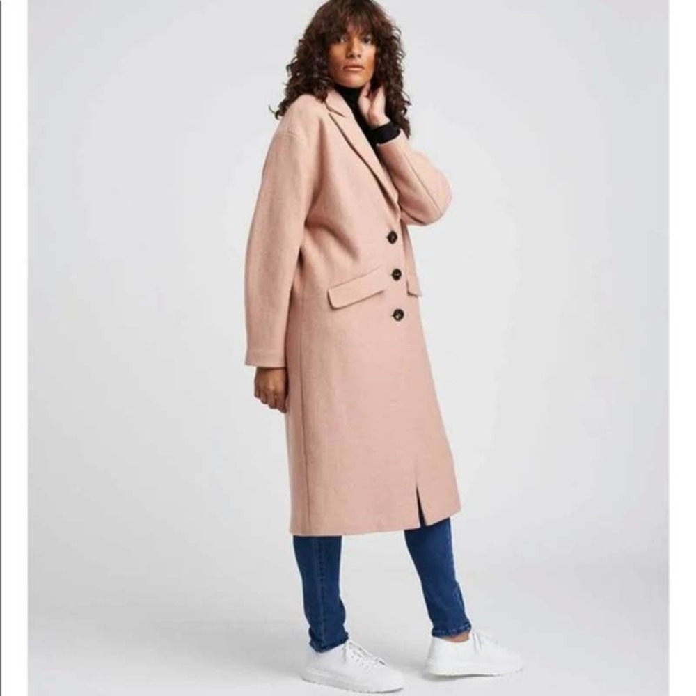 Universal Standard Willow Wool Cocoon Coat Size M